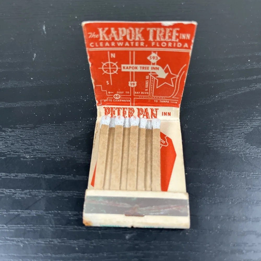The‎ Kapok Tree Inn Matchbook with flaws
